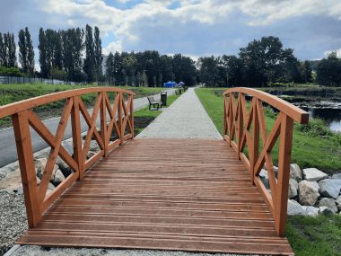 Bomba ekologiczna w Świętochłowicach rozbrojona Staw Kalina w Świętochłowicach