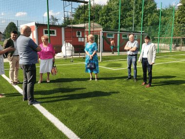 Orlik w Kaletach już odnowiony Wyremontowany Orlik w Kaletach 1