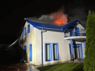Pożar w tarnogórskim lokalu Kawiarenka Niebieskie Oczko Pożar w lokalu w Tarnowskich Górach