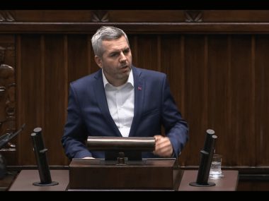 Maciej Konieczny podcas debaty po expose 12.11.2023 Maciej Konieczny podcas debaty po expose 12.11.2023
