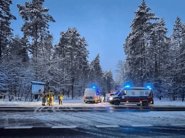 Powiat tarnogórski. Pogoda nie sprzyja kierowcom Wypadek w Kotach