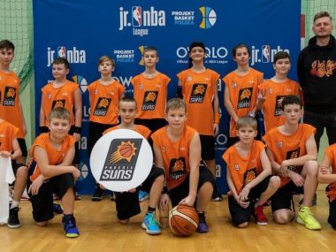 Junior NBA znów w Rudzie Śląskiej! Rudzka drużyna występuje w barwach Phoenix Suns