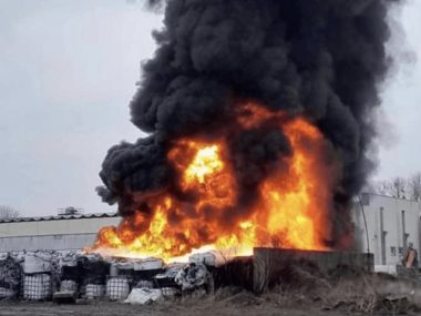 Niedzielny pożar w Radzionkowie Pożar w Radzionkowie