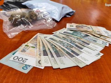 Pijany kierowca okazał się narkotykowym dilerem W samochodzie znaleziono 80 gramów marihuany i gotówkę