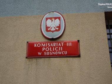 Sosnowiec. Chciał zniszczyć samochód policjanta III Komisariat Policji w Sosnowcu