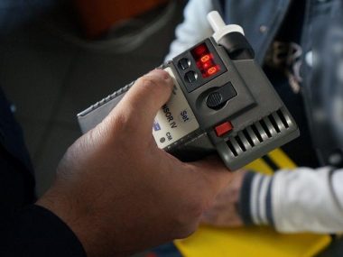 9 zatrzymanych pijanych. Rekordzista miał 3,44 promila! Rekordzista wydmuchał 3,44 promila!