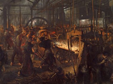 Górny Śląsk to pakt z diabłem. Opowiedz mi to w Panteonie Adolph Menzel Walcownia Stali
