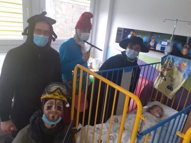 Alpiniści odwiedzili Szpital Kliniczny numer 1 Alpiniści Zabrze