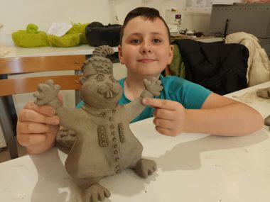 Bóbr Górnik już jest, czas na maskotkę miasta Bobra Górnika wymyślił 9-letni Mikołaj
