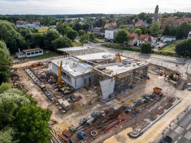 Centrum przesiadkowe w Rokitnicy. Co się dzieje na budowie? Budowa centrum przesiadkowego w Rokitnicy