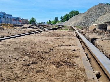 Przebudowa linii kolejowej w Chorzowie. Zobacz zdjęcia Chorzów Przebudowa linii kolejowej nr 131