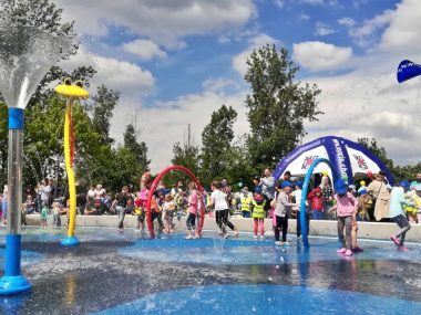 Aktywny poniedziałek na obiektach OSiR-u w Chorzowie Chorzów Wodny Plac Zabaw