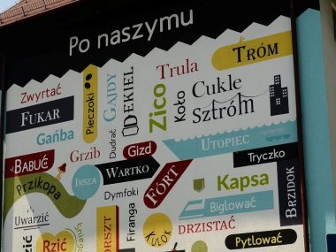 Cieszynioki swoja godka majom… na muralu Cieszynioki swoja godka majom na muralu Będą kolejne nawiązujące do dziedzictwa kulturowego Śląska Cieszyńskiego