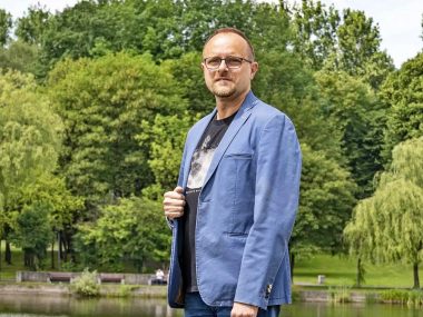 Damian Dąbrowski na aukcji chorzowskiego sztabu WOŚP Damian Dąbrowski