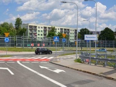 Zjazd z DTŚ na Porembę znów otwarty, nowa droga gotowa Do użytku oddano równoległą do DTŚ drogę