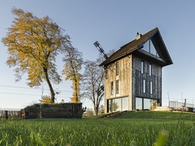 Dom jak z bajki w drewnianym wiatraku. Zobaczcie zdjęcia Dom wiatrak okolice Lubartowa14