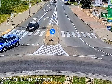 Policjanci z Piekar eskortowali chłopca, który doznał urazu Eskort policji z Piekar