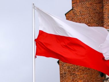 Obchody Narodowego Święta Niepodległości w Świętochłowicach Flaga Polski