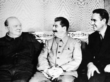 Najpierw interesy w Katowicach. Potem nowy światowy ład Harriman z Churchillem i Stalinem w Moskwie, sierpień 1942