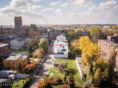 Historyczny mural w Świętochłowicach Historyczny mural w Świętochłowicach