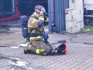 Pożar hali w Bielszowicach. Najprawdopodobniej od pioruna IMG 20230623 092332