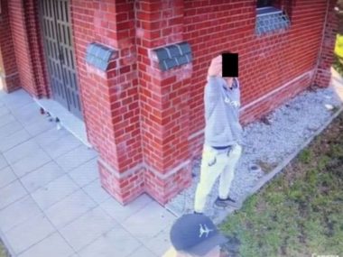 Zapadł wyrok w sprawie młodych dewastatorów z Bytomia Kamera monitoringu kapliczka maria hilf