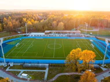 Kompleks sportowy przy Asnyka prezentuje się świetnie Kompleks sportowy przy Asnyka Katowice 1