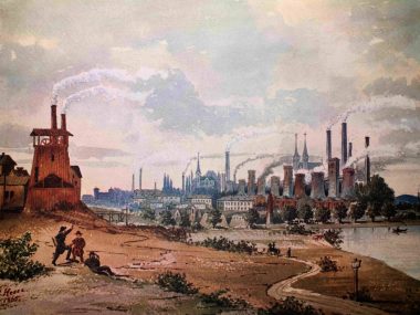 Najszybszy rozwój Śląska w historii? Dajcie spokój! Königshütte w latach 50. XIX wieku (litografia)