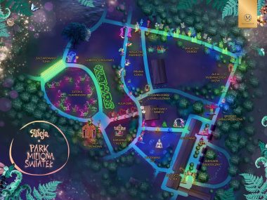 Park Miliona Świateł ponownie w Zabrzu Mapa Park Miliona Świateł Zabrze