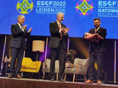 Marcin Krupa otrzymał klucz do Europejskiego Miasta Nauki Marcin Krupa Europejskie Miasto Nauki