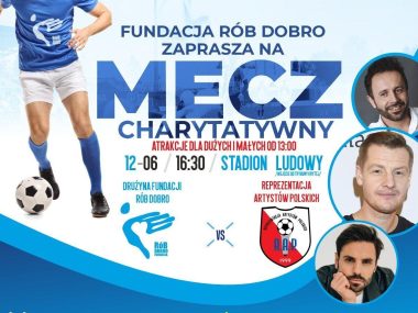 Mecz charytatywny na Stadionie Ludowym Mecz charytatywny na Stadionie Ludowym w Sosnowcu