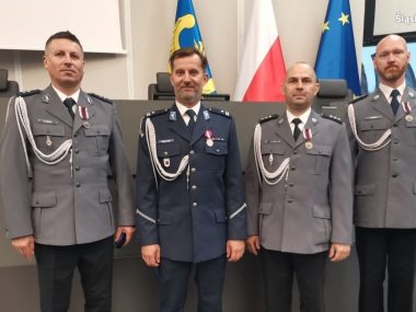 Medale dla chorzowskich policjantów Medale dla chorzowskich policjantów
