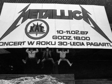 Jak James Hetfield spotkał Romka Kostrzewskiego Metallica w Spodku 1987 r