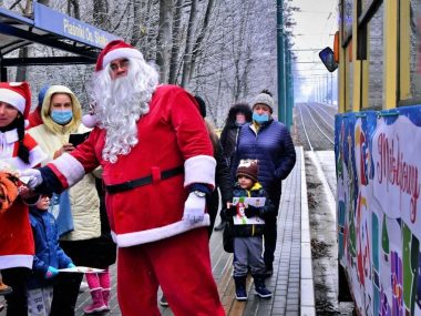 Mikołaj w tramwaju. Odwiedzi m.in. Chorzów Mikołaj w tramwaju