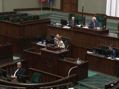 Awantura w Sejmie o wybory samorządowe. Rosa vs Terlecki Monika Rosa w Sejmie