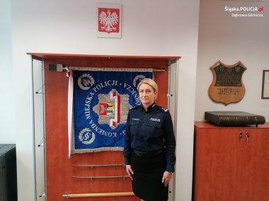 Zmiany w dąbrowskiej policji. Komendant ma nowego zastępcę Mł. insp. Renata Hałabuda