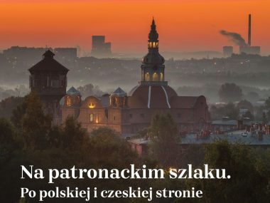 Nowy przewodnik po osiedlach patronackich nie tylko w Polsce Okładka przewodnika "Na patronackim szlaku"