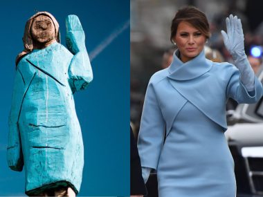 Rzeźba Romana Kostrzewskiego jak Melania Trump i Ronaldo Najgorsze pomniki świata