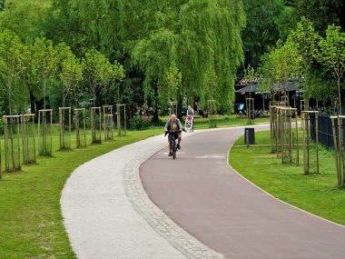 Katowice mają nową drogę rowerową Nowa droga rowerowa