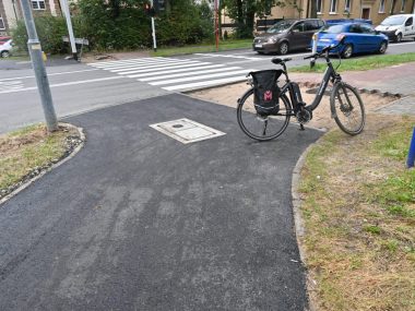 Tarnowskie Góry. Nowe drogi rowerowe w miejsce chodników Nowa trasa rowerowa w Tarnowskich Górach