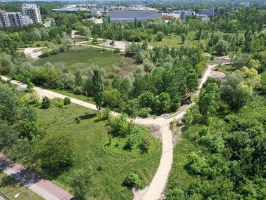 U zbiegu ulic Leopolda i Le Ronda powstaje nowy park Nowy park u zbiegu Leopolda i Le Ronda