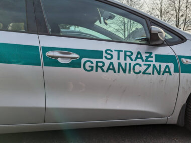 Migranci zatrzymani na parkingu TIRów w Tychach Straż Graniczna