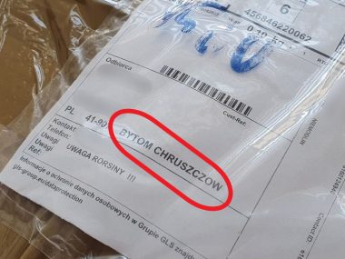 Chruszczów - bytomski Berdyczów. Kurierzy dowożą tu paczki Paczka na Bytom Chruszczów