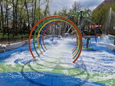 Pierwszy wodny plac zabaw w Zabrzu już działa Pierwszy wodny plac zabaw w Zabrzu