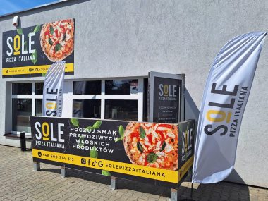 Tłumy na otwarciu nowej pizzerii "Sole" na osiedlu Manhattan Pizzeria Piekary Sole