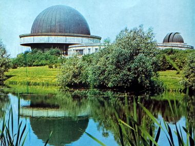 Planetarium Śląskie na zdjęciach z czasów marzeń o kosmosie Planetarium Śląskie przed laty