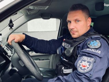 Policjant ze Świętochłowic czujny także po służbie Policjant ze Świętochłowic czujny także po służbie
