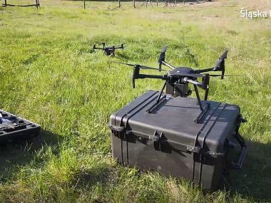 Policjanci latali nad Jurą. Dronami Policyjne drony