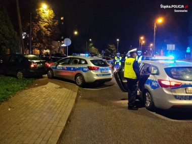 Policyjny pościg ulicami Sosnowca. Padły strzały! Policyjny pościg
