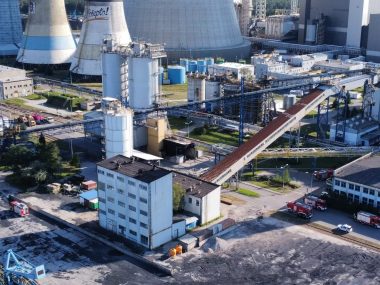 Pożar w Elektrowni Jaworzno II ugaszony Pożar w Jaworznie